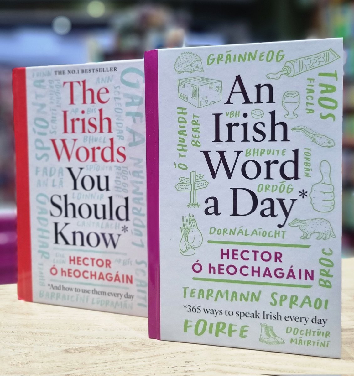 Hector is back! In An Irish Word a Day, Hector makes adding an Irish word a day to your vocabulary, a habit that’s as easy as brushing your teeth.
Month by month, he shares stories &amp; words, from the practical to the magical helping you reclaim your oidhreacht (heritage).