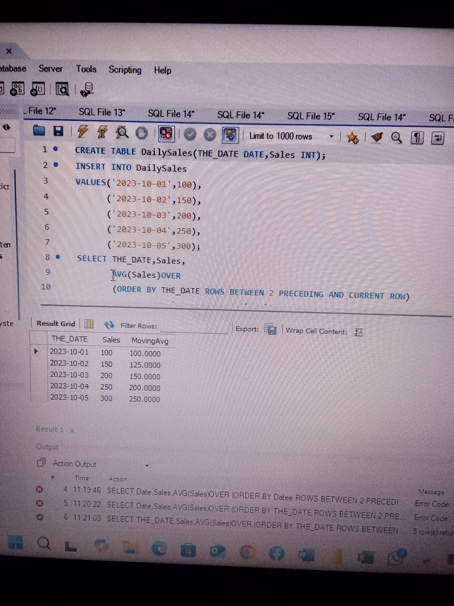 Etty_official's tweet image. Day 34 of SQL Learning
Today was all about understanding the difference between Derived Tables and CTEs.They both help you build temporary tables in a query but CTEs?
Cleaner, reusable, and easier to read.
Derived tables? Quick and sometimes messy.#SQL #100DaysOfSQL