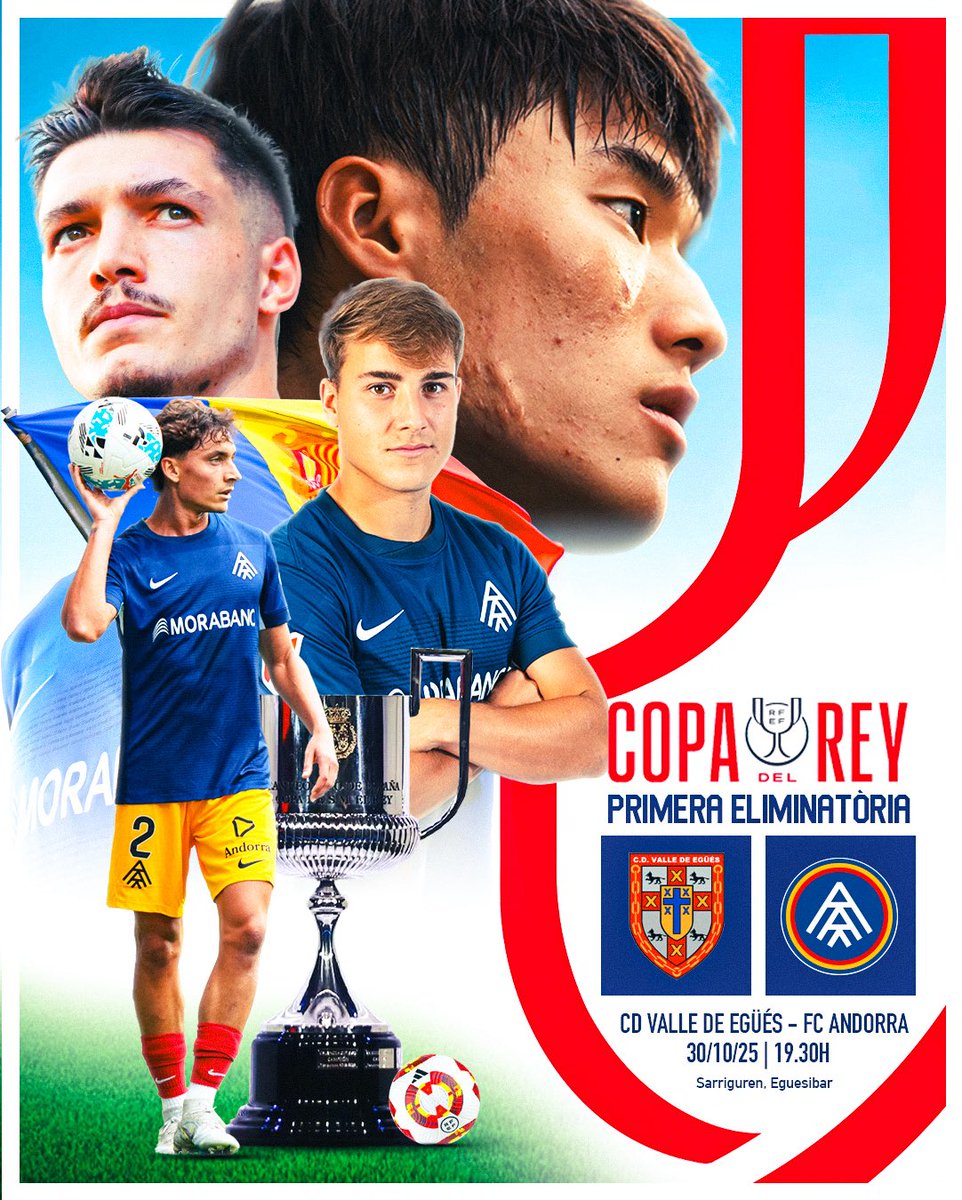 fcandorra's tweet image. 🔜 Demà és dia de 𝑪𝑶𝑷𝑨 🏆

#ValledeEgüésAndorra