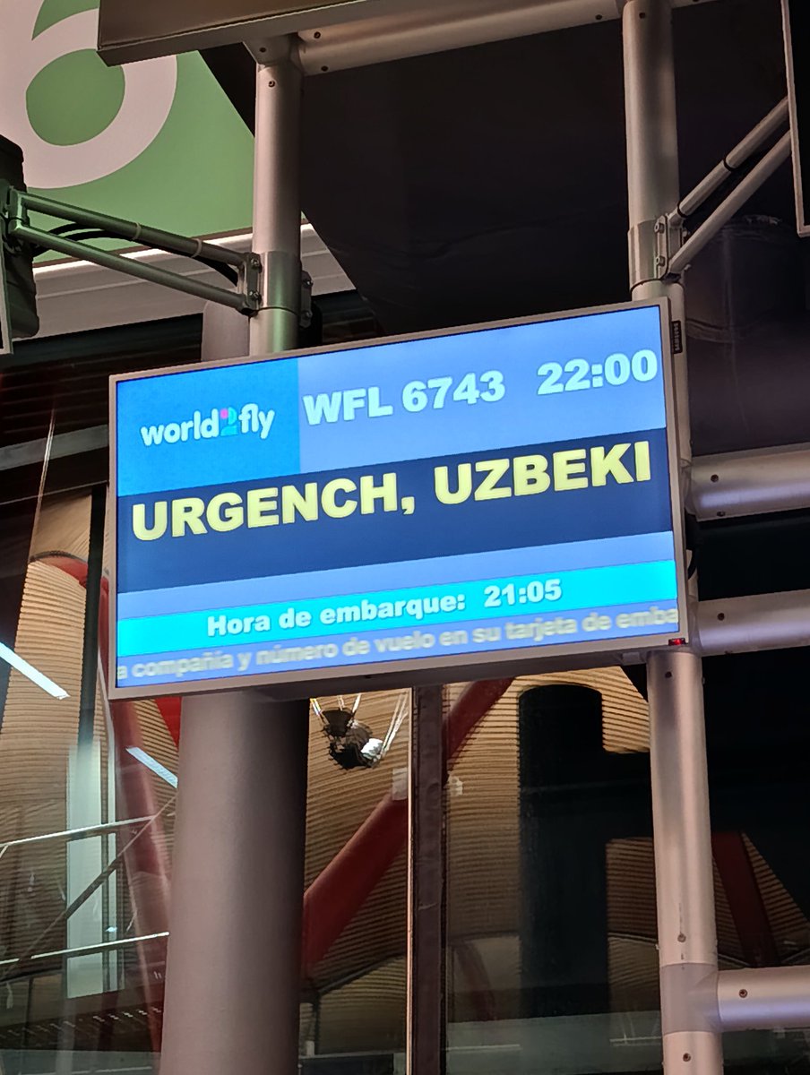 Y después de haberos visto a los demás todo el año ahora nos toca a nosotros. #Uzbekistán. 💙