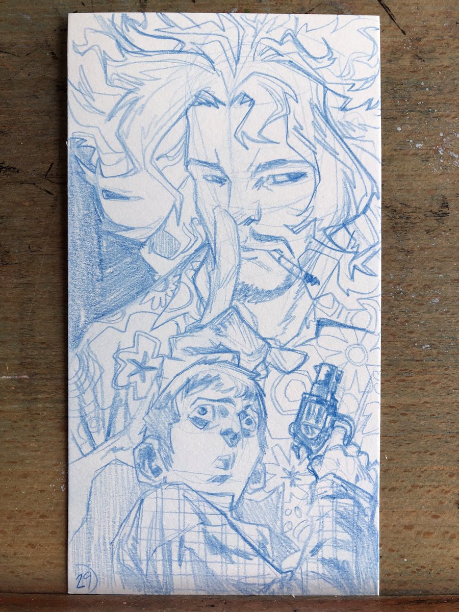 Day 29 of #ic3tober cool list that @indiecomicscreatorcon came up with.
#inktober #inktober2025 #straybullets #davidlapham #OriginalArt #indiecomics #indieartists #comicartwork #inktoberday29