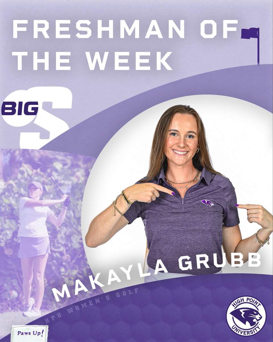 5️⃣ for 5️⃣

Makayla earns her fourth Big South Freshman of the Week and fifth straight weekly fall honor!

#GoHPU