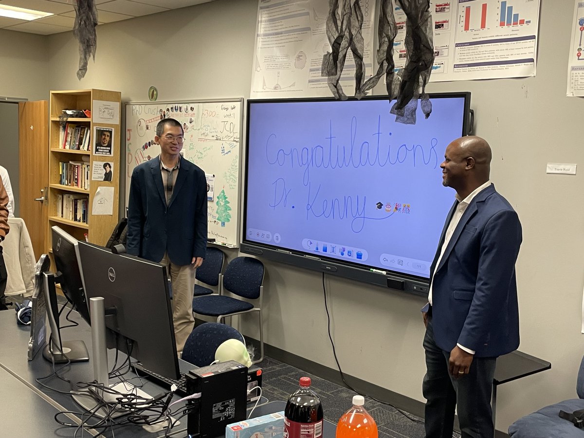 fanchyna's tweet image. I am very proud to announce that my 3rd PhD student, Kehinde Ajayi, successfully defended his dissertation today! He will first join the CoStar group in Richmond and then Microsoft in Seattle. Congratulations! @WebSciDL @oducs