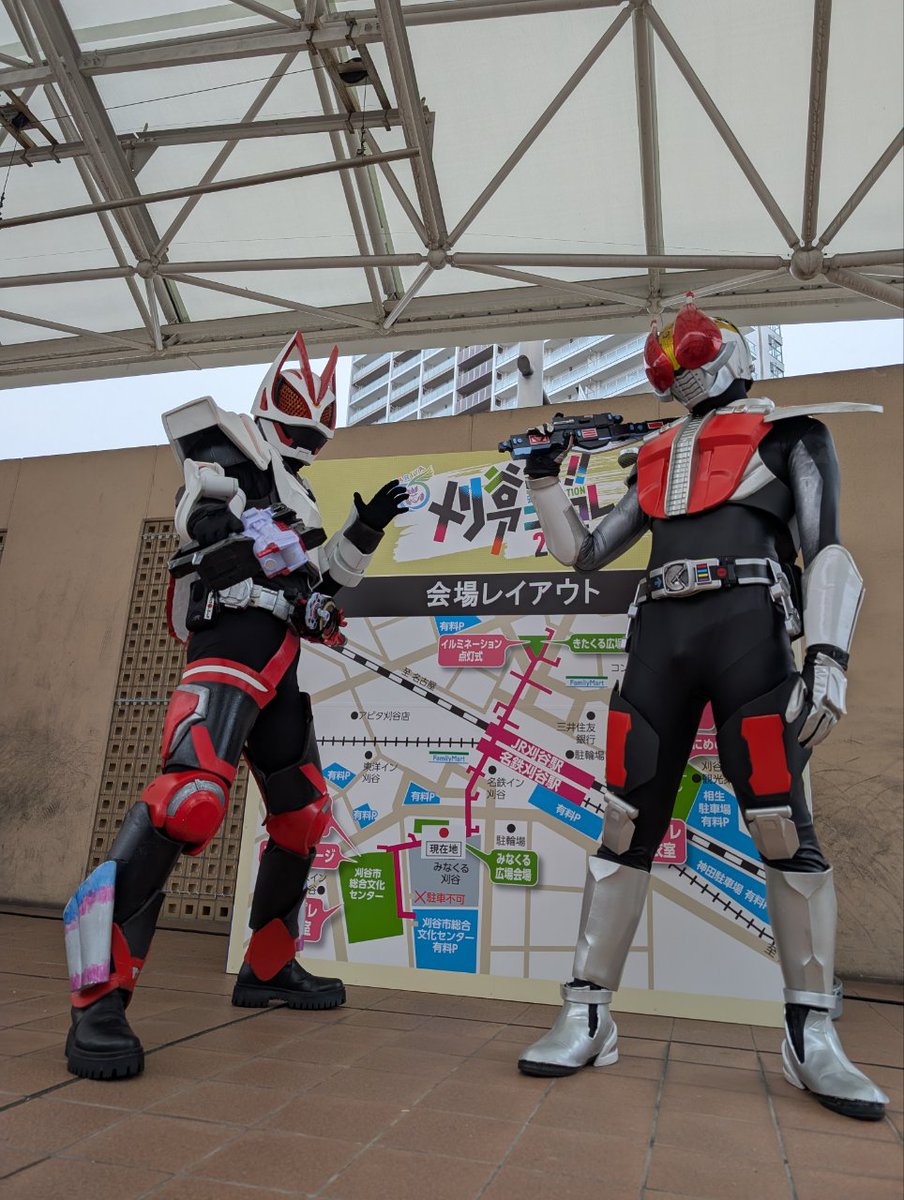 2025/10/25㈯
刈谷アニコレで待望の
minim  iさん　<a href="/913Vag/">minim i @10/25刈谷</a> 
の電王と遭遇、交流させてもらえた。
以前のラグコスでニアミスし撮影できなかったから会えて嬉しい。
撮影も快く受けてくれてありがとうございました。
また、会える日を楽しみにしています😁

#コスプレ
#刈谷アニコレ2025
#刈谷アニコレ