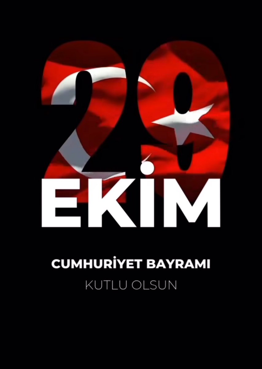#29ekimcumhuriyetbayramı ‘mız kutlu olsun 🇹🇷🇹🇷🇹🇷