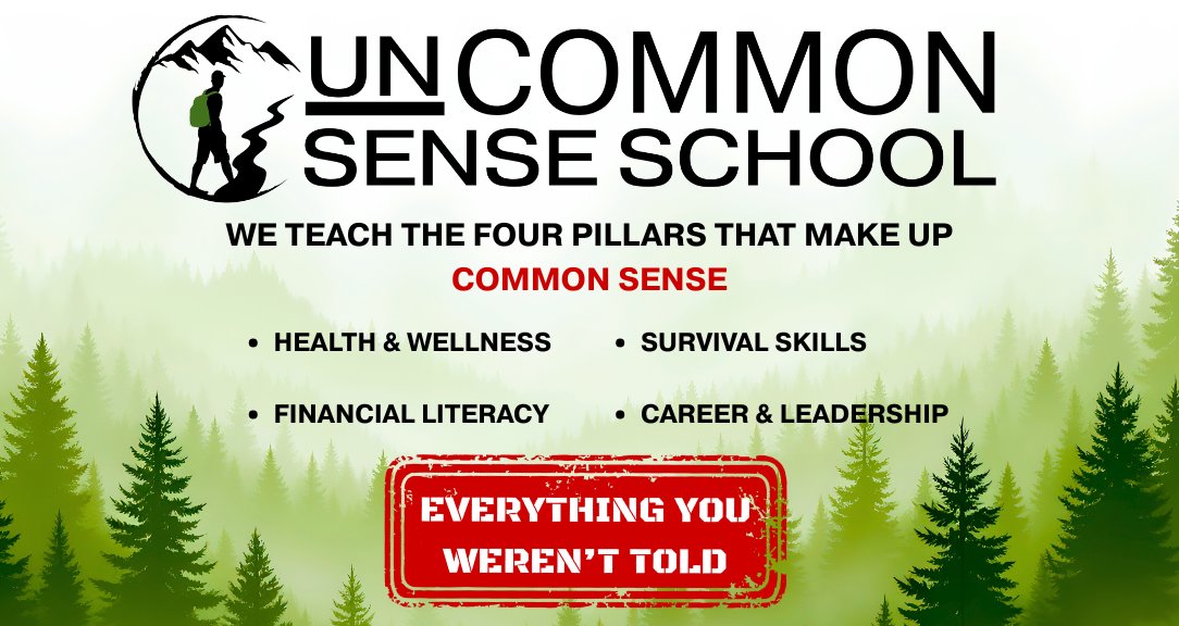 UncommonSenseDr's tweet photo. Join the conversation. Find out what they never told you in school. https://t.co/VxzLhhxl6T https://t.co/K0Y8i0Zuj2