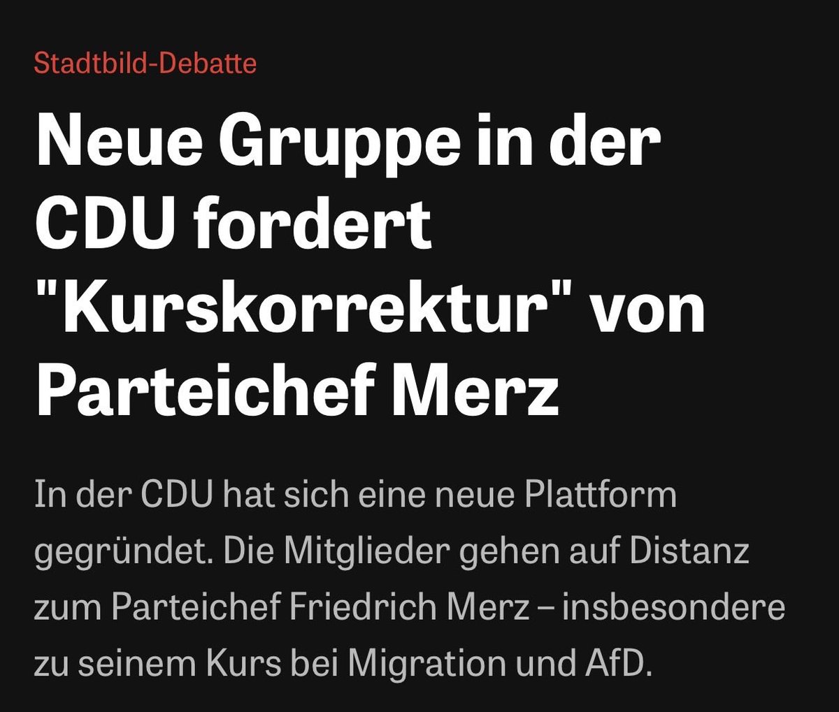 In der CDU gibt es vernünftige, anständige Leute wie <a href="/RKiesewetter/">Roderich Kiesewetter🇪🇺🇩🇪🇮🇱🇺🇦</a> und <a href="/polenz_r/">Ruprecht Polenz</a>, die in den vergangenen Jahren und gebettet auf historisches Wissen und daraus resultierender Weitsicht echte konservative Werte vertreten. Das ist zwar nur ein bisschen beruhigend. Aber immerhin.
