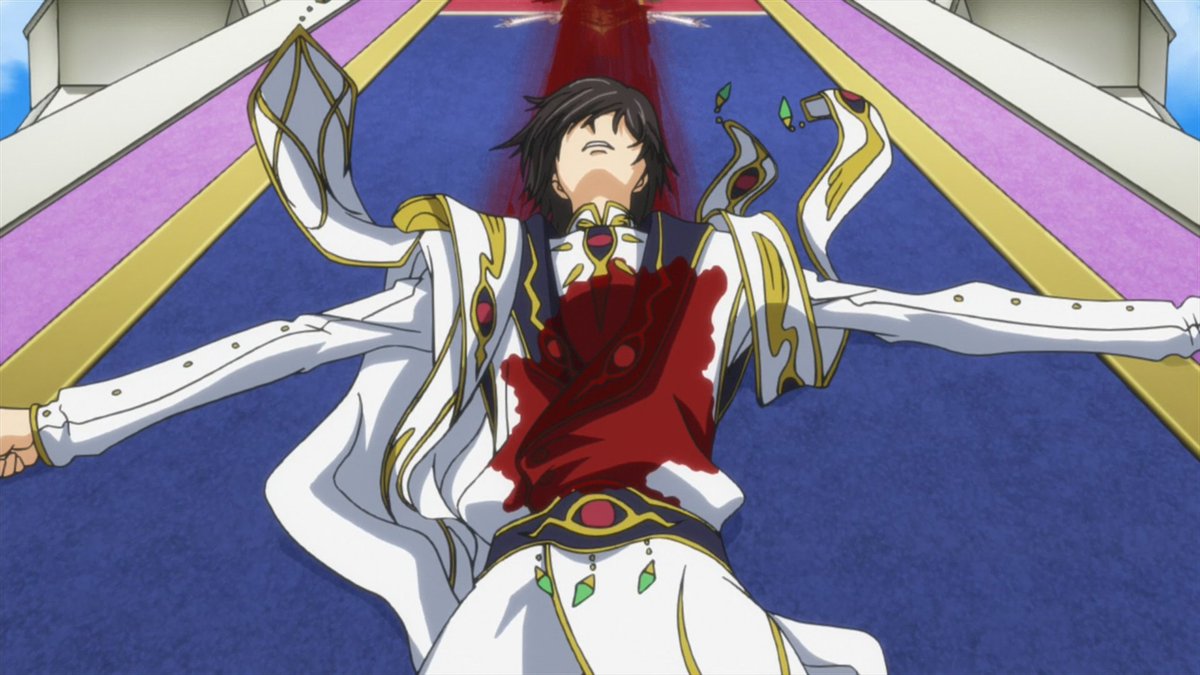 frruy3's tweet image. #CodeGeass
مقدر اقول شي غير انها نهاية عظيمة لشخصية ما ابالغ لو قلت انه افضل كتابة مرت علي بعالم الفن،

 ختامية تليق بلولوش ولا تقدر تفكر بوحدة افضل من انه هو الي بدأ كل شي وانهاه جسد نفسه كرمز للطغيان حاملًا كل اوزار الحرب وبكل بساطه قتل هذا الرمز لاجل العالم يبدأ من جديد