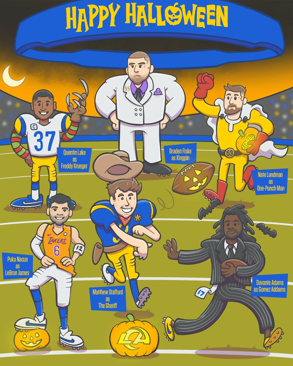 Happy Halloween from the Rams! 🎃