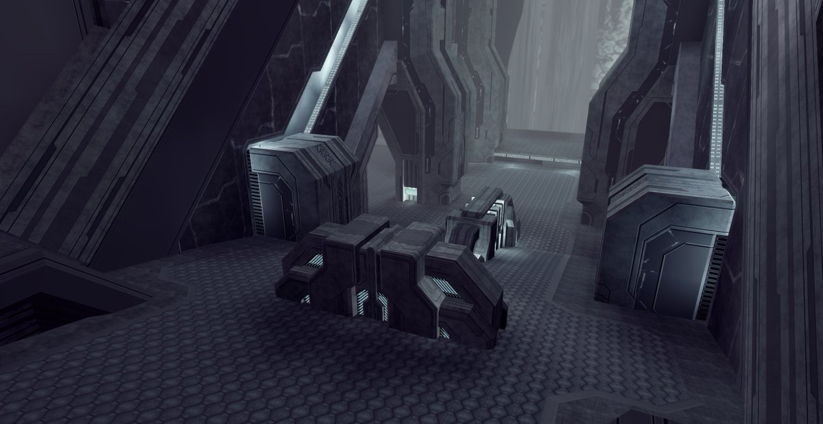 ctrlaltdestroy_'s tweet image. More WIP shots of Narrows in Halo 4🙂
