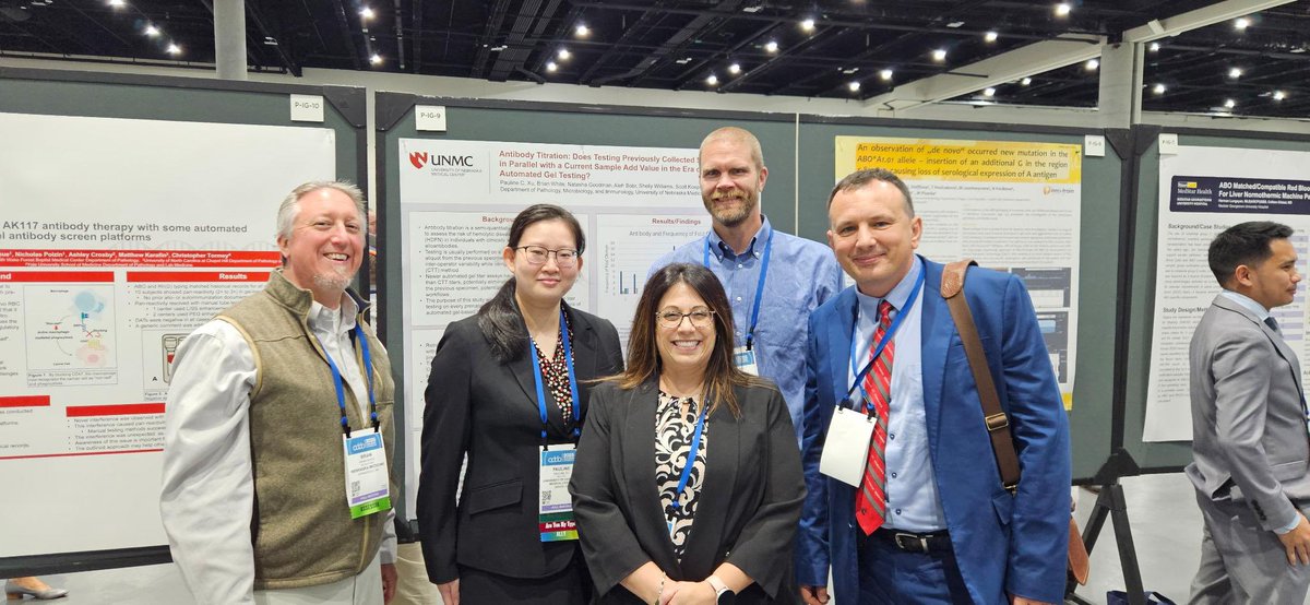 Had a great time in San Diego for the <a href="/AABB/">AABB</a> 2025 annual meeting! Thankful for the opportunity to represent <a href="/unmcpatheduc/">UNMC Pathology Residents & Fellows</a> <a href="/UNMC_PathMicro/">UNMC Pathology, Microbiology & Immunology</a>!#PathTwitter