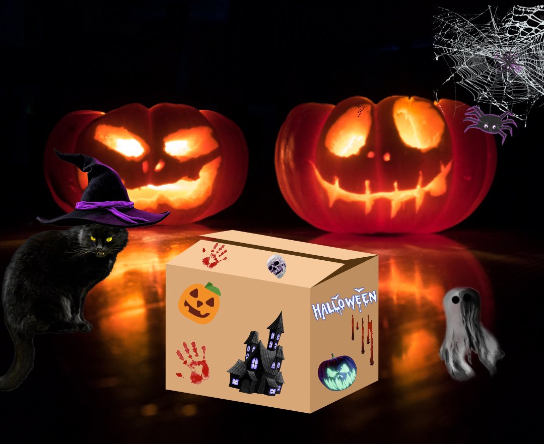 🎃☠️ Giveaway IV 👻🧟‍♀️

To celebrate #Halloween we're giving away 5 Mystery boxes filled with goodies worth up to $ 150.
To be able to win a box all you have to do is:
Follow me, Like&amp;Rt this Tweet and tell me the 5 #horror themes you would like to have goodies of in the box!