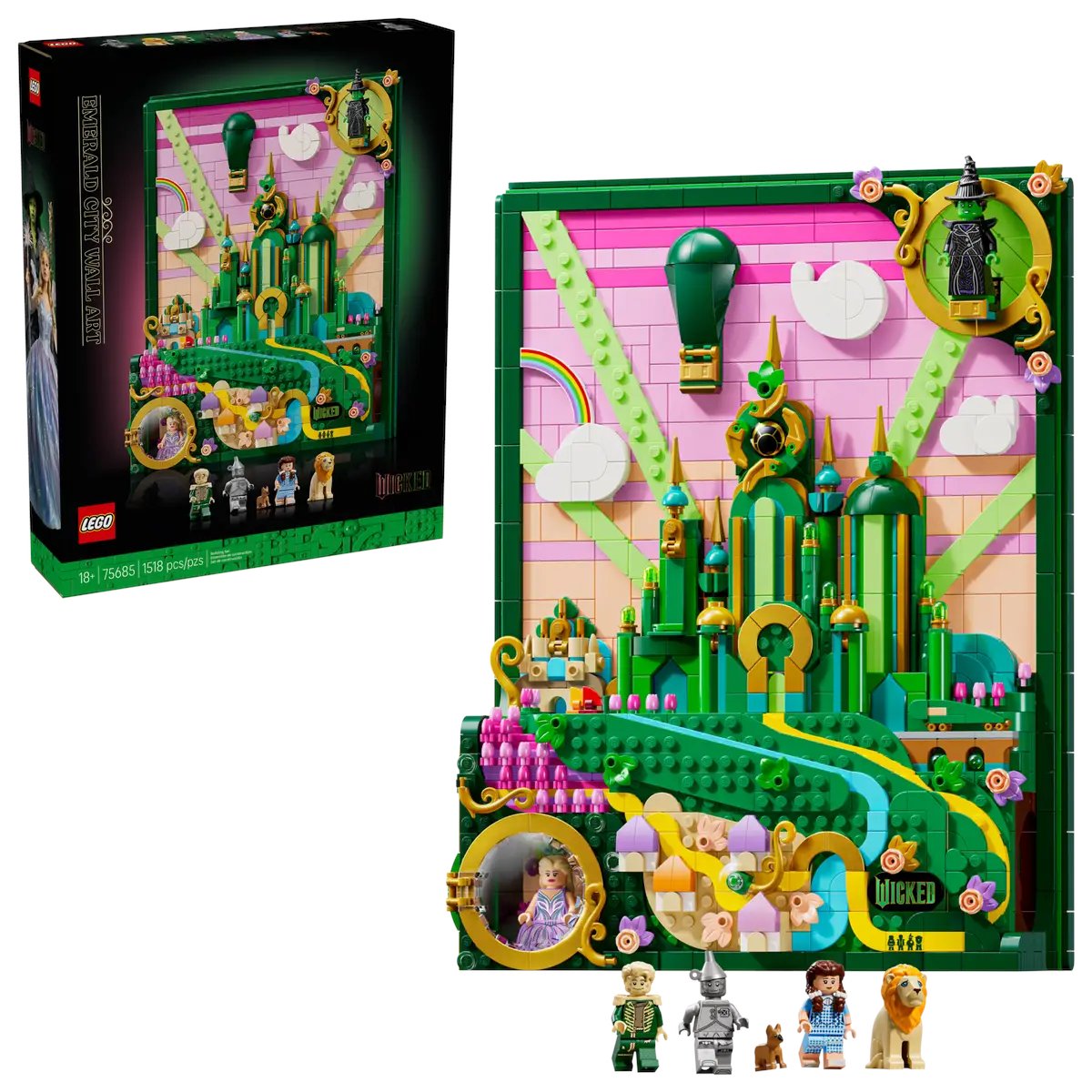 MarvelStuff98's tweet photo. 💚 Giveaway VI 🩷

To be able to win an Emerald City Wall Art #LEGO set all you have to do is:
Follow me, Like&amp;RT this Tweet and Tag the Glinda to your Elphaba! (Or the other way around)

This giveaway will end on 11/14!
The 3 winners will get a DM!

Good luck everyone! 😊 https://t.co/cvjCkk58e3