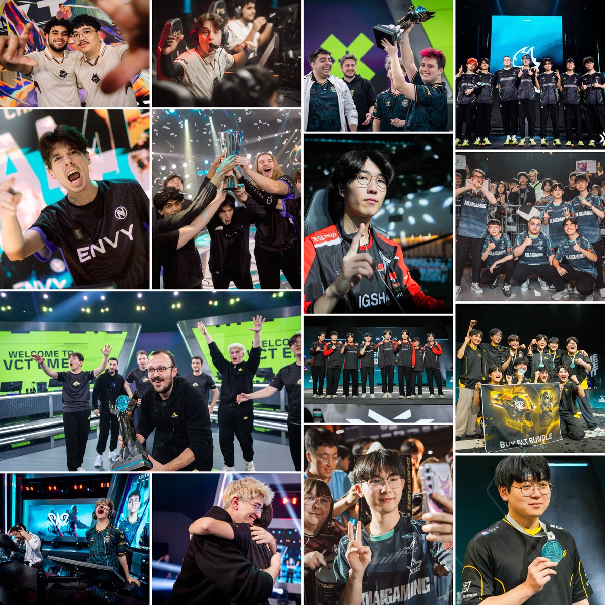 VALORANT e스포츠 콜라주 이미지