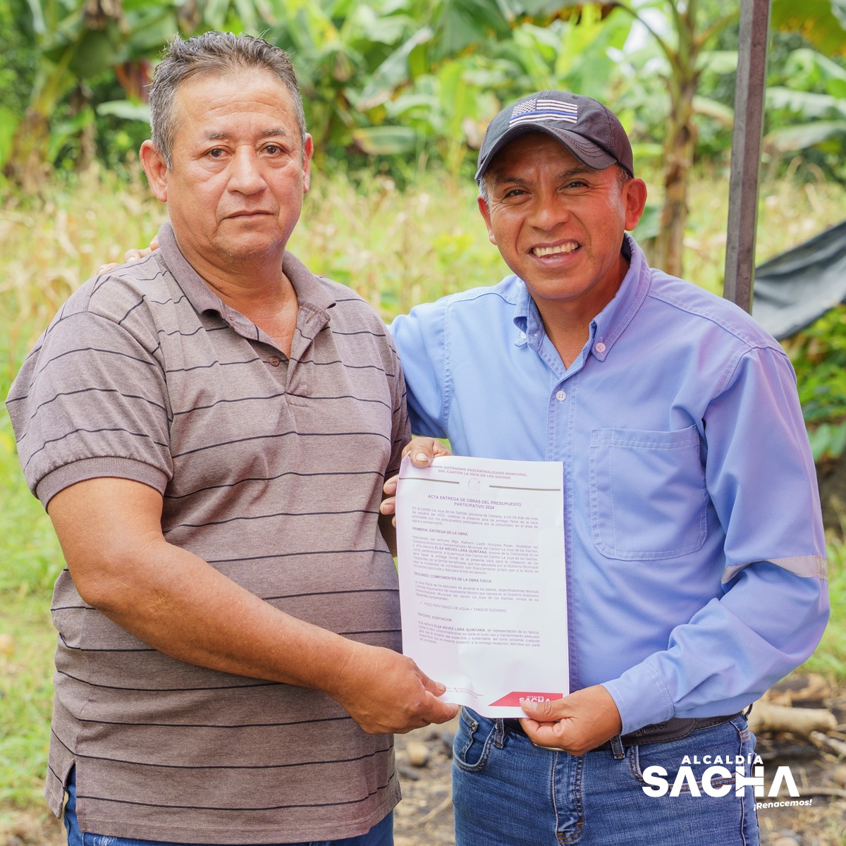 Continuamos llevando obras que dignifican la vida d las familias sachenses.
En la comunidad 22 de Junio, parroquia San Carlos, se realizó la entrega de nuevas obras de saneamiento básico, como parte de un proyecto integral que beneficia a 9 comunidades de 5 parroquias del cantón.