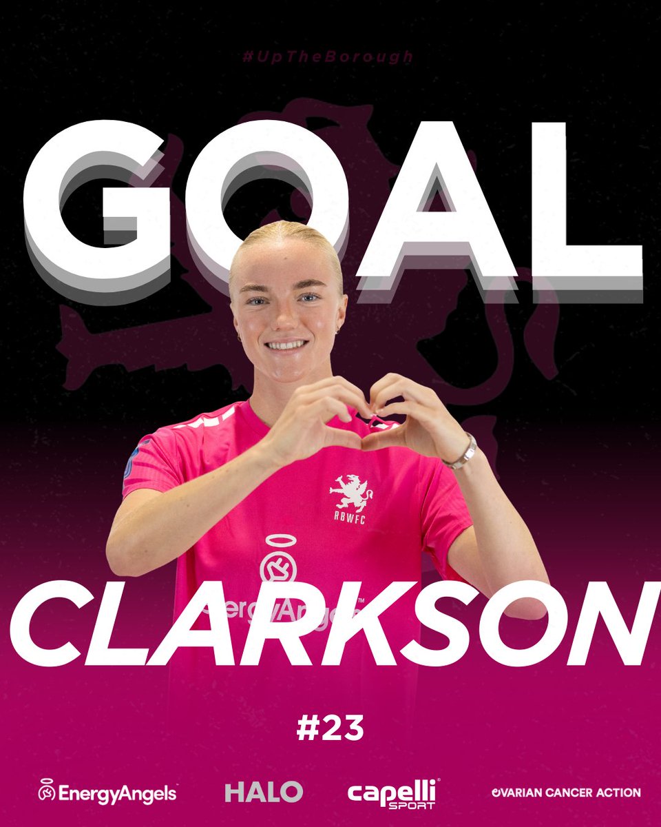 RugbyBoroughWFC's tweet photo. CLARKSON DOUBLES OUR LEAD https://t.co/Rddd0gZXU7
