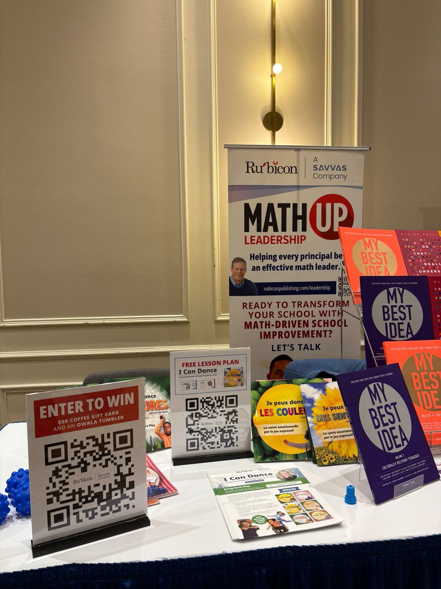 rubiconpubs's tweet image. It was great connecting with Ontario’s Catholic educators at When Faith Meets Pedagogy! 🙌

We loved hearing things like:
“It makes life so easy.”
“It’s a good challenge for the kids.” 💙

#WhenFaithMeetsPedagogy #MathUPStudent #MathEducation