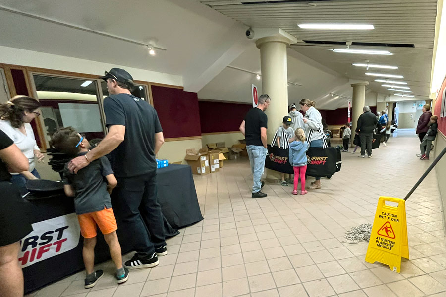 We can host exciting programs- like our recent Bauer First Shift Welcome Event, which introduces young families to the game of hockey- thanks to your support with <a href="/PlayYGK/">Play! Gaming & Entertainment Centre</a> Charitable Gaming &amp; Entertainment Centre!