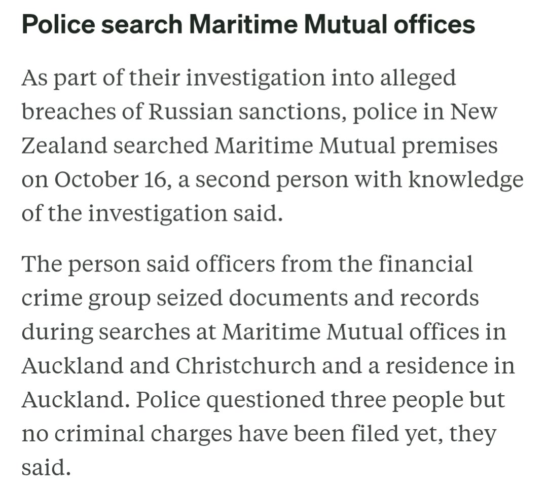 Brad Cowie (@nzgizmoguy) on Twitter photo <a href="/AmbVasyl/">Vasyl Myroshnychenko</a> <a href="/NewZealandMFA/">Winston Peters</a> Embarrassing for NZ, RNZ are reporting their offices have been raided, but no criminal charges filed as yet, hopefully they come soon
rnz.co.nz/news/world/577… <a href="/AmbVasyl/">Vasyl Myroshnychenko</a> <a href="/NewZealandMFA/">Winston Peters</a> Embarrassing for NZ, RNZ are reporting their offices have been raided, but no criminal charges filed as yet, hopefully they come soon
rnz.co.nz/news/world/577…
