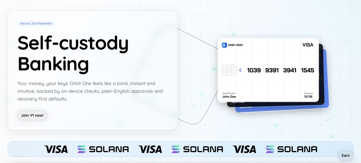 One App to manage all your crypto finances, memberships and ownership, protected by our security layer.

The goal? Build secure self-custody banking.

The best? Everything is powered by <a href="/solana/">Solana</a>.