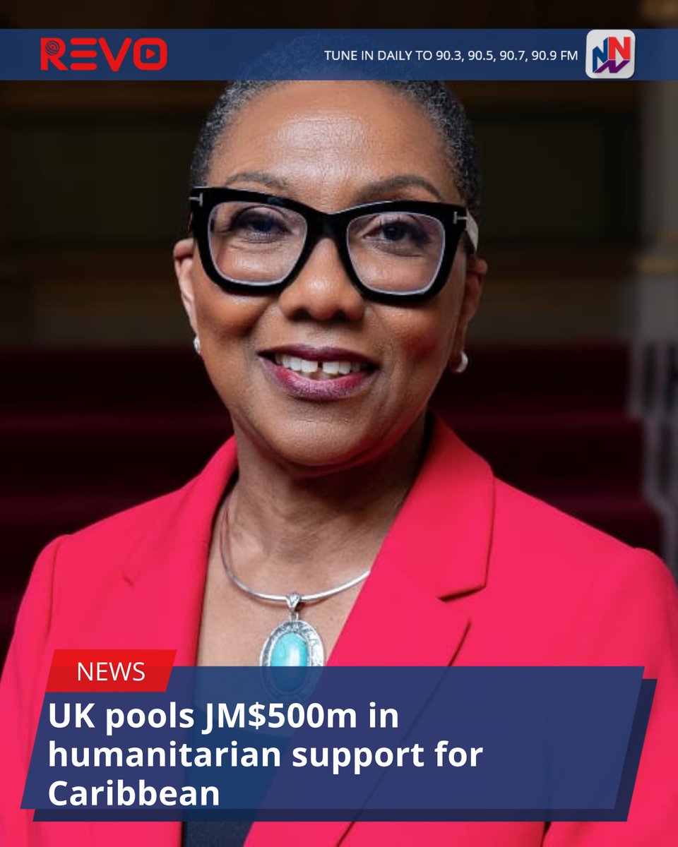 The United Kingdom is pooling over JM$500 million in emergency humanitarian funding to support recovery efforts in the Caribbean.

READ MORE HERE: revonews.ai/news/uk-pools-…