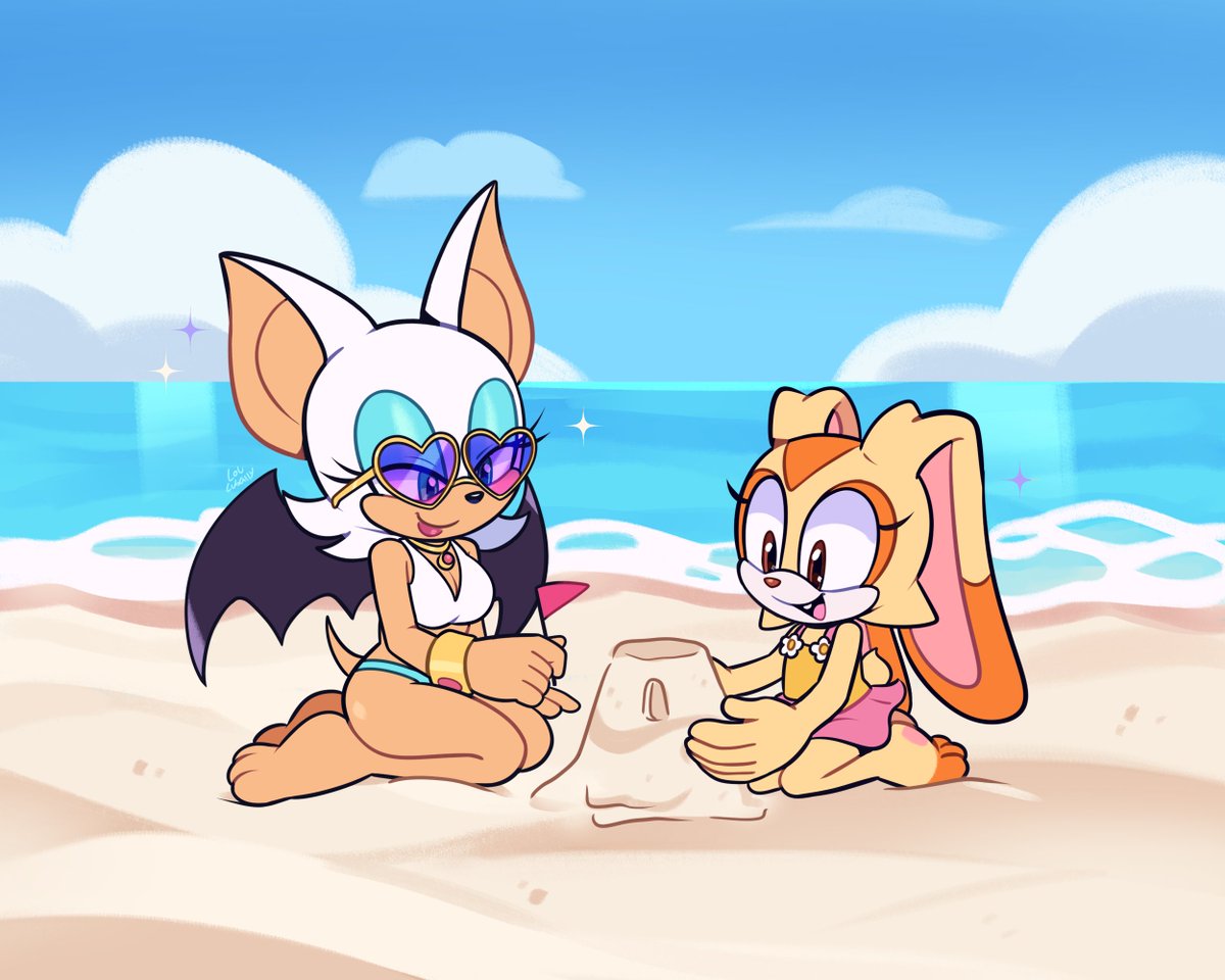 comm for <a href="/dunemaker404/">Dunemaker</a> !
Rouge is doing her big sister duty✨