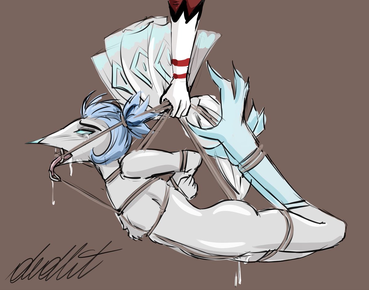 Day 29 of the #hellaversekinktober25
Bondage

Vassago is on vacation bringing his most important luggage🦚

#Andrealphus #Vassago #Icyago 
<a href="/hellavkinktober/">Hellaverse Kinktober 25</a>