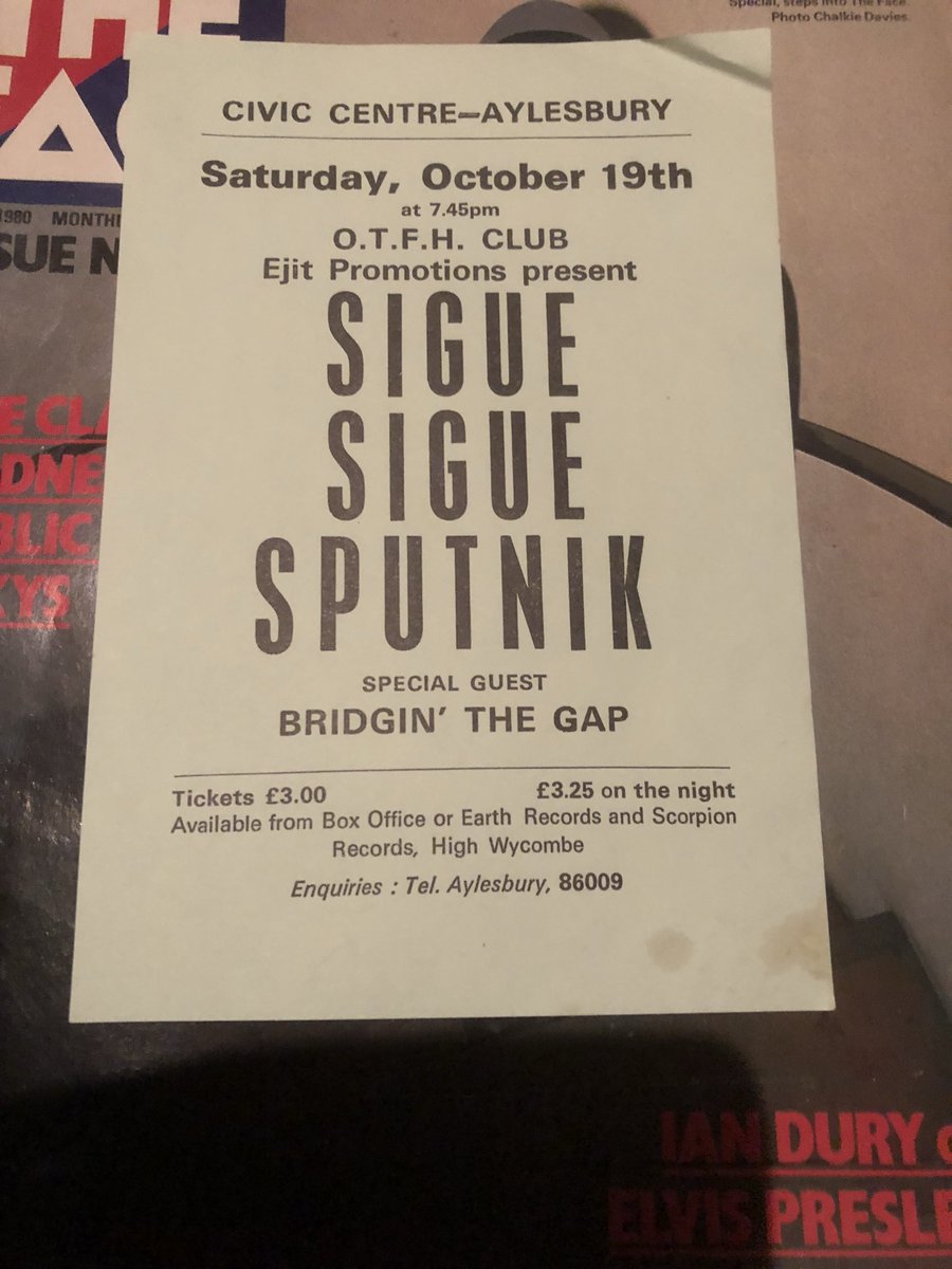 relevantlawyer's tweet photo. @wycombegigs Hi Paul. I’ve not been on X for ages and thought I’d see if were still active. I’ve still got the flyer for this. Aidan Sterling put it on in the Aston Hall. I recall some cross dressing dancers who were part of the SSS contingent were pulled off the stage by affronted meatheads https://t.co/UNtywtNEKB