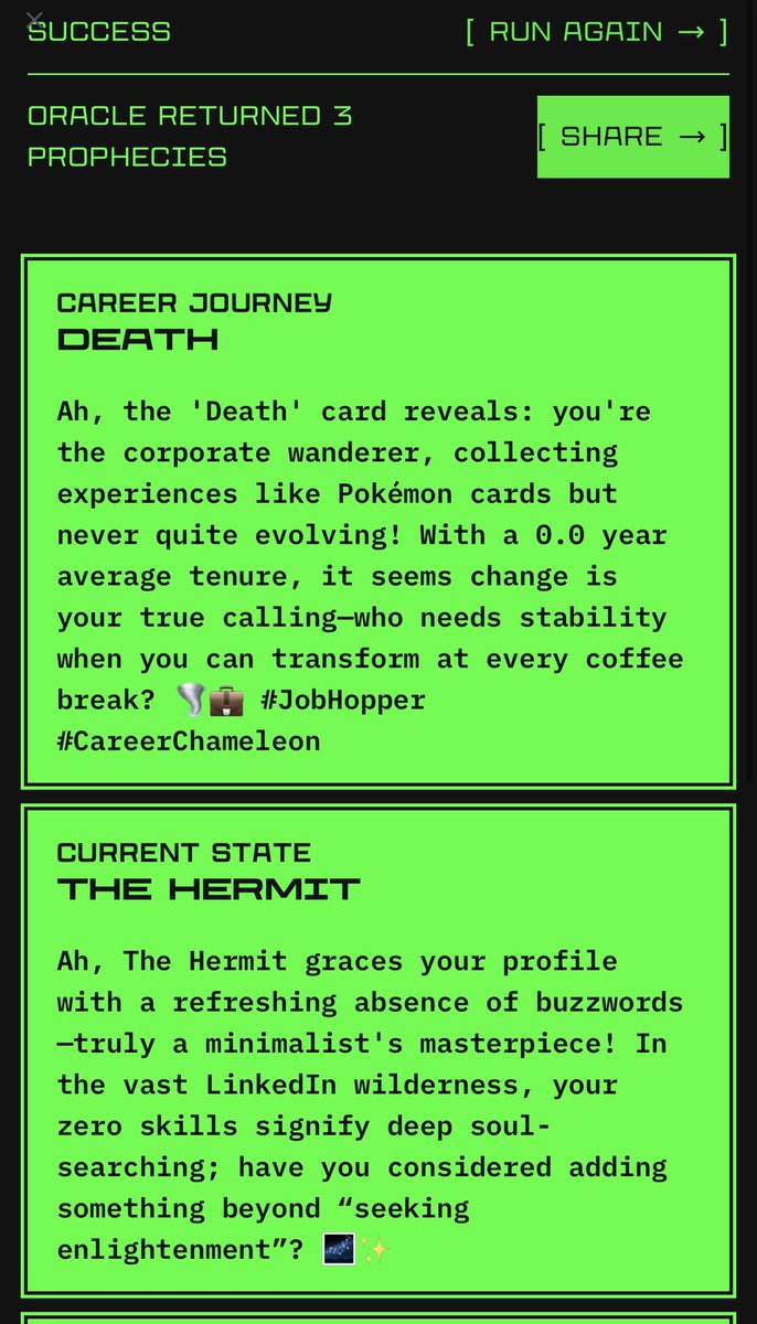 VanaApp New Task <a href="/vana/">vana</a> 

My data just predicted my future.
What does your data say about the week ahead?

Find out: app.vana.org #datarevolution

Try @ app.vana.com
#datarevolution