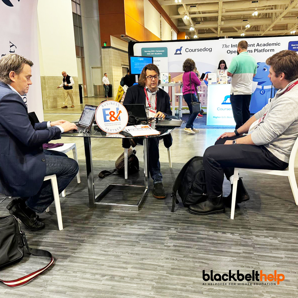 BlackBeltHelp's tweet photo. What an amazing experience at EDUCAUSE 2025!

We loved connecting with leaders in higher ed and sharing how AI is reimagining student support and campus engagement.

#BlackBeltHelp #EDUCAUSE2025 #AI #HigherEd #EdTech #CampusSupport https://t.co/4ZLwi9PAwo