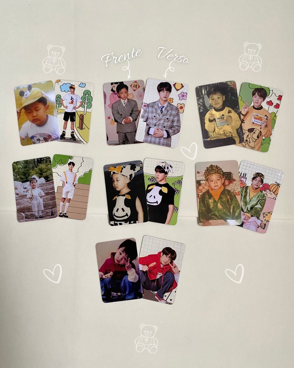ipurpleseven's tweet photo. 👶🏻Baby BTS🍼💜

Sério… eles tão tão pequenininhos, tão fofinhos, que o coração até aperta.🥹

O kit contém:

• 14 photocards frente e verso.
• 1 chaveirinho.

Tudo feito com muito carinho!💌
Exclusivo aqui na I Purple Seven. 💜 https://t.co/oa3VANmar0