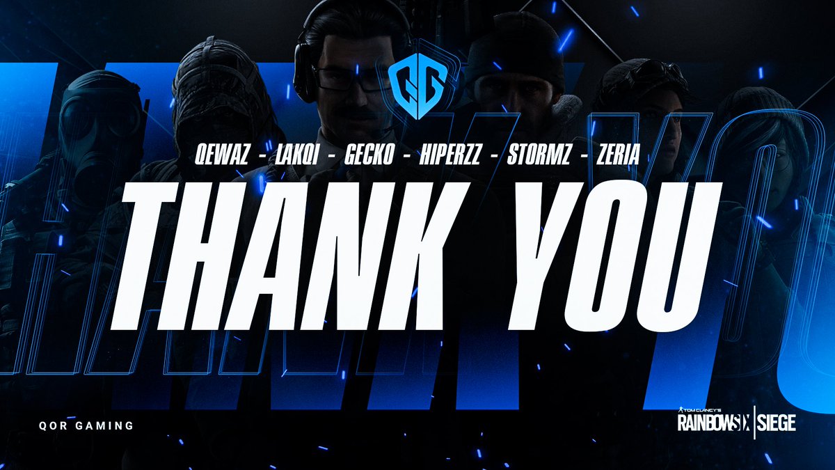 QorGaming's tweet image. Thank you QoR R6 for your Element Six run!  

Wishing all the players success in their future endeavors 💙🤍💙🤍