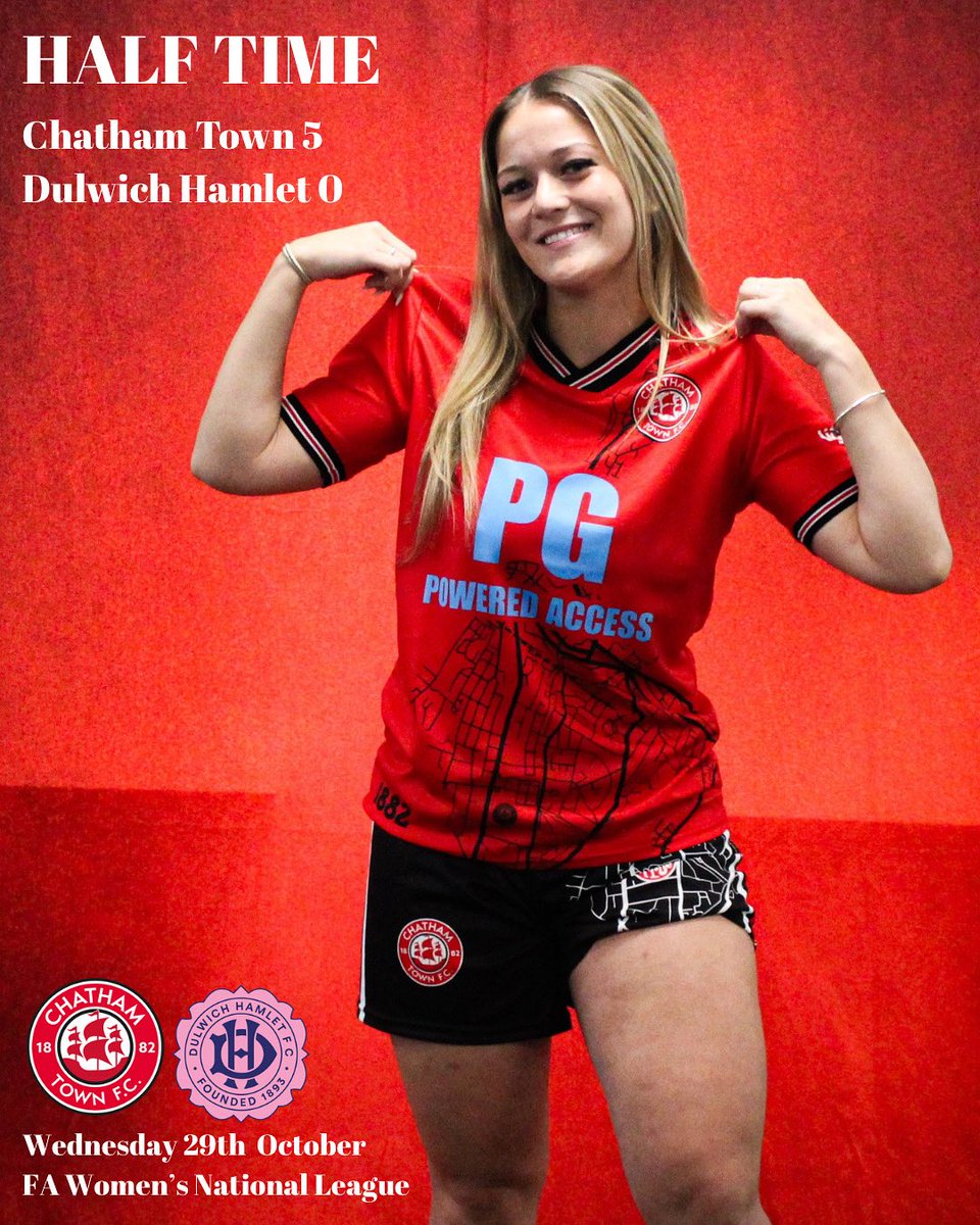 Absolutely dominant half from Chats as they put five past Dulwich with no reply
🔴⚪️⚫️
#upthechats
#inthistogether