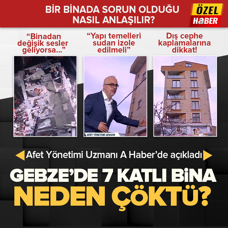 Gebze’de 7 katlı bina neden çöktü? Afet Yönetimi Uzmanı A Haber’de açıkladı
ahaber.com.tr/gundem/2025/10…