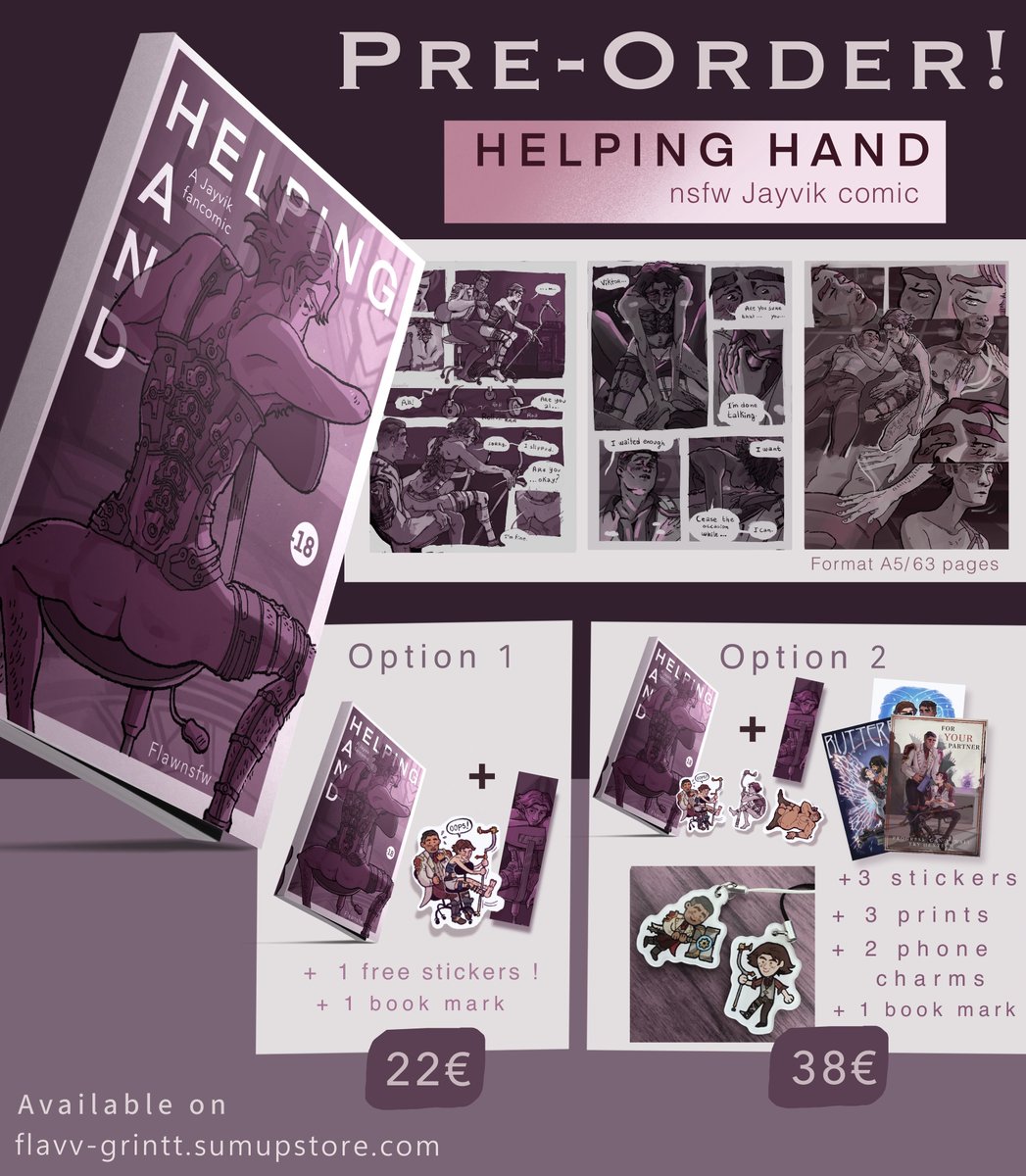 Hello everybody !

I'm about to make a physical version of my comic book.(63pages)

You can pre-order it on my SumUp store !
flavv-grintt.sumupstore.com

Pre-orders end on December 12th !