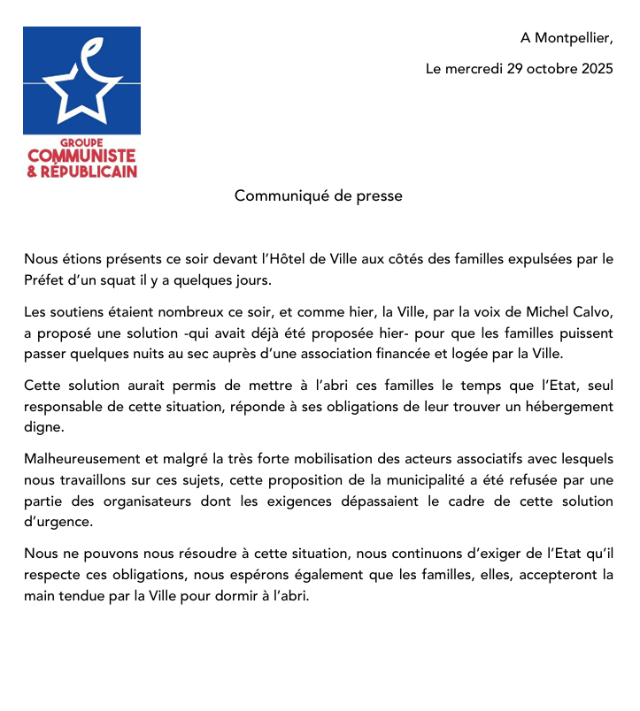 Groupe communiste et républicain - Montpellier tweet media