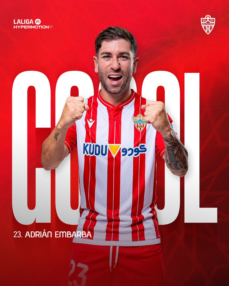 ⏱️ 90' | 0-2 | ⚽️⚽️ ¡¡GOOOOOOOOL GOOOOOOOL GOOOOL DE EMBARBA!!

🥶 ¡Qué sangre fría para driblar al guardameta y marcar a placer!

#LaCopaMola 🏆 | #VamosAlmería 🔴⚪ | #UDARadio 📻