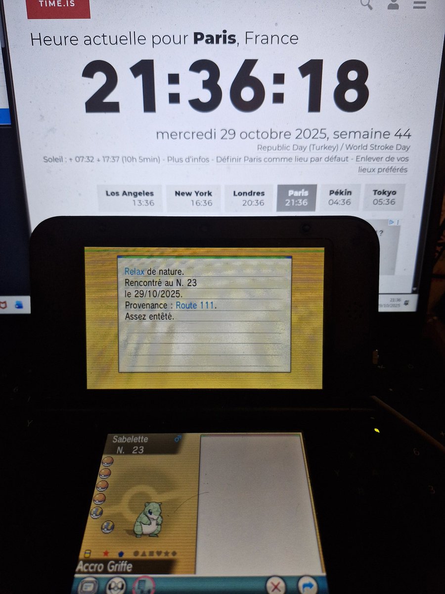 8eme Sabelette shiny en 2807 rencontres, aller motivation pour faire encore quelques phases...
Phase 15 pour Kraknoix
#SHLS12