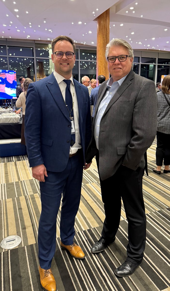 CLRA President Joe McFadyen joined the AB Construction Assc. MLA reception, connecting with industry leaders &amp; reps incl @MartinLongAB, Mark Kleefeld, and <a href="/NolanDyckAB/">Nolan Dyck</a>. CLRA is proud to support policies that drive growth &amp; a future-ready workforce. #abpoli #abgov #skilledtrades