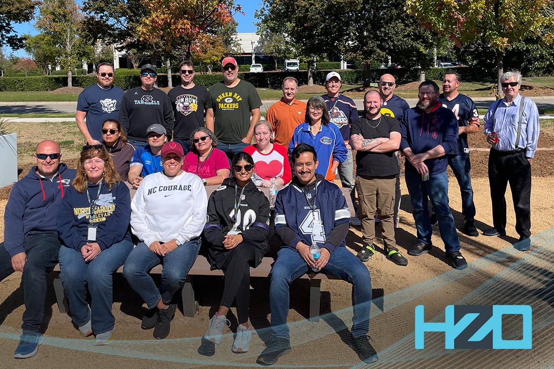 It's tailgating season in the United States and #TeamHZO repped their alma mater or favorite team. How many do you recognize?