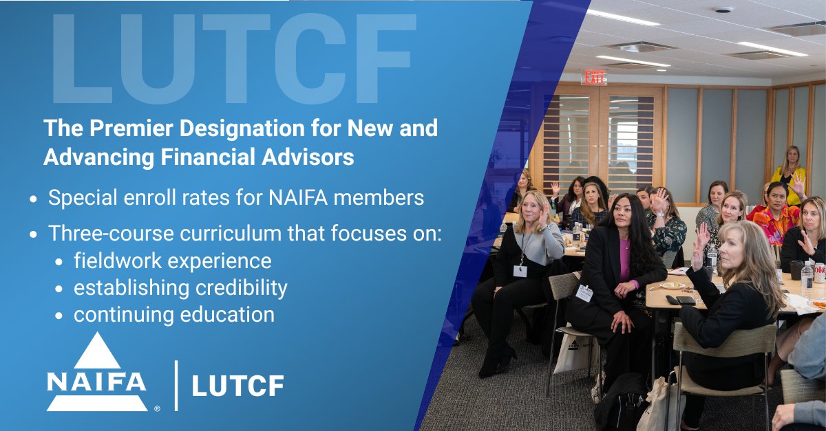 New to the industry? NAIFA’s LUTCF program gives you the skills to sell, prospect &amp; close confidently—while building credibility from day one. 🌟 NAIFA membership unlocks exclusive benefits that support your journey. Learn more: hubs.ly/Q03QMX5G0
 #EducateToElevate