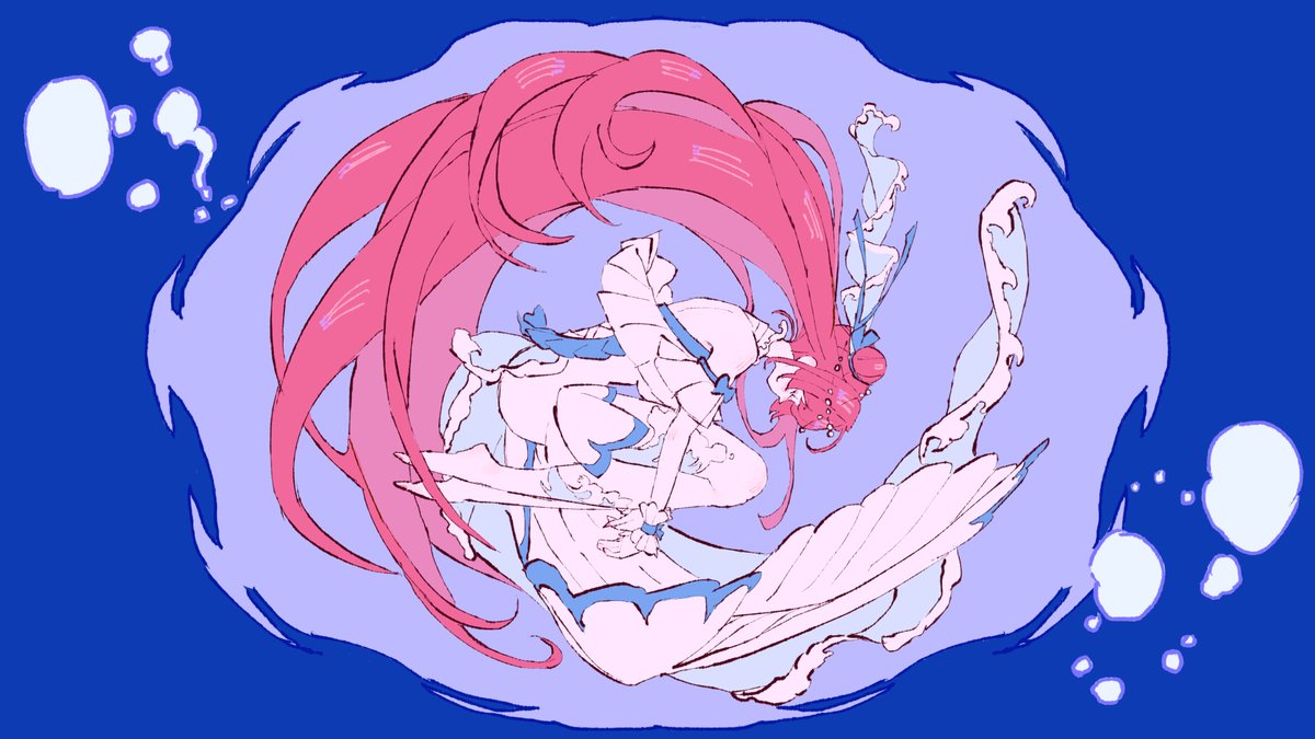 inariya3's tweet photo. Sinon Sinfonia(@SinonSinfonia)さんの動画用に描かせていただいたイラストです。彼女の歌声が紡ぐ物語に是非耳を傾けてみてください！！🐚🫧
https://t.co/5mlxKetpYj https://t.co/DYYNV9HAas