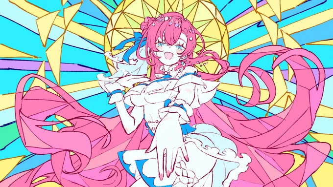 Sinon Sinfonia()さんの動画用に描かせていただいたイラストです。彼女の歌声が紡ぐ物語に是非耳を傾けてみてください!!
