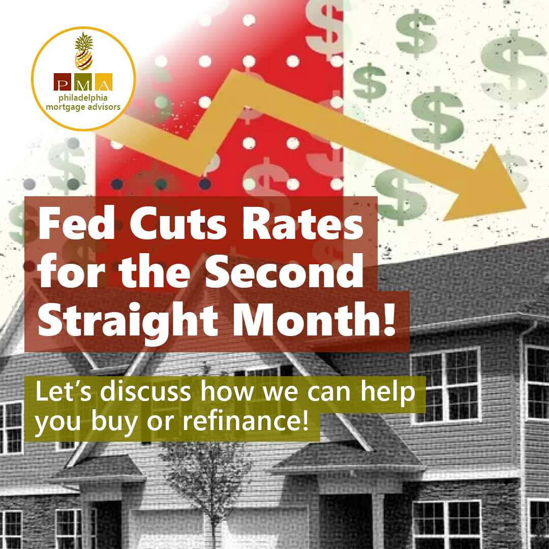 PhillyAdvisors's tweet image. More good news for the housing market! With mortgage rates already at their lowest level in almost a year, the Federal Reserve has just announced that it has lowered its benchmark interest rate for second straight month!

Whether you’ve been waiting for lower rates to buy a home…