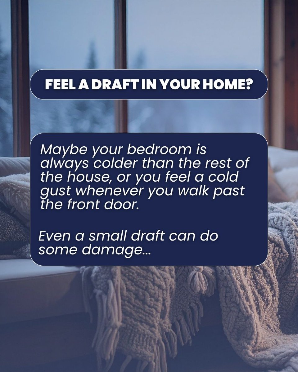 AboveAllMC's tweet photo. Don’t let drafts steal your comfort and your cash this winter 🥶❄️

Unsealed joints around windows and doors are a small issue that cause BIG winter problems. 

Let's keep your winter cozy and the cold outside where it belongs! https://t.co/xkPvNNzb3u