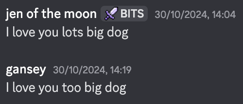 i don't think anyone will fully understand or appreciate how much i love this because "big dog" is what my partner and i joking but not jokingly call each other

i am hyperventilating laughing at my desk