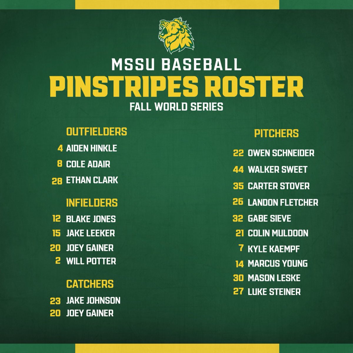 Missouri Southern Baseball tweet media