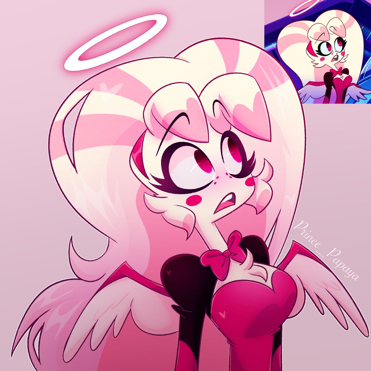I redrew this frame of molly in more my style for funsies💕

#hazbinhotelfanart