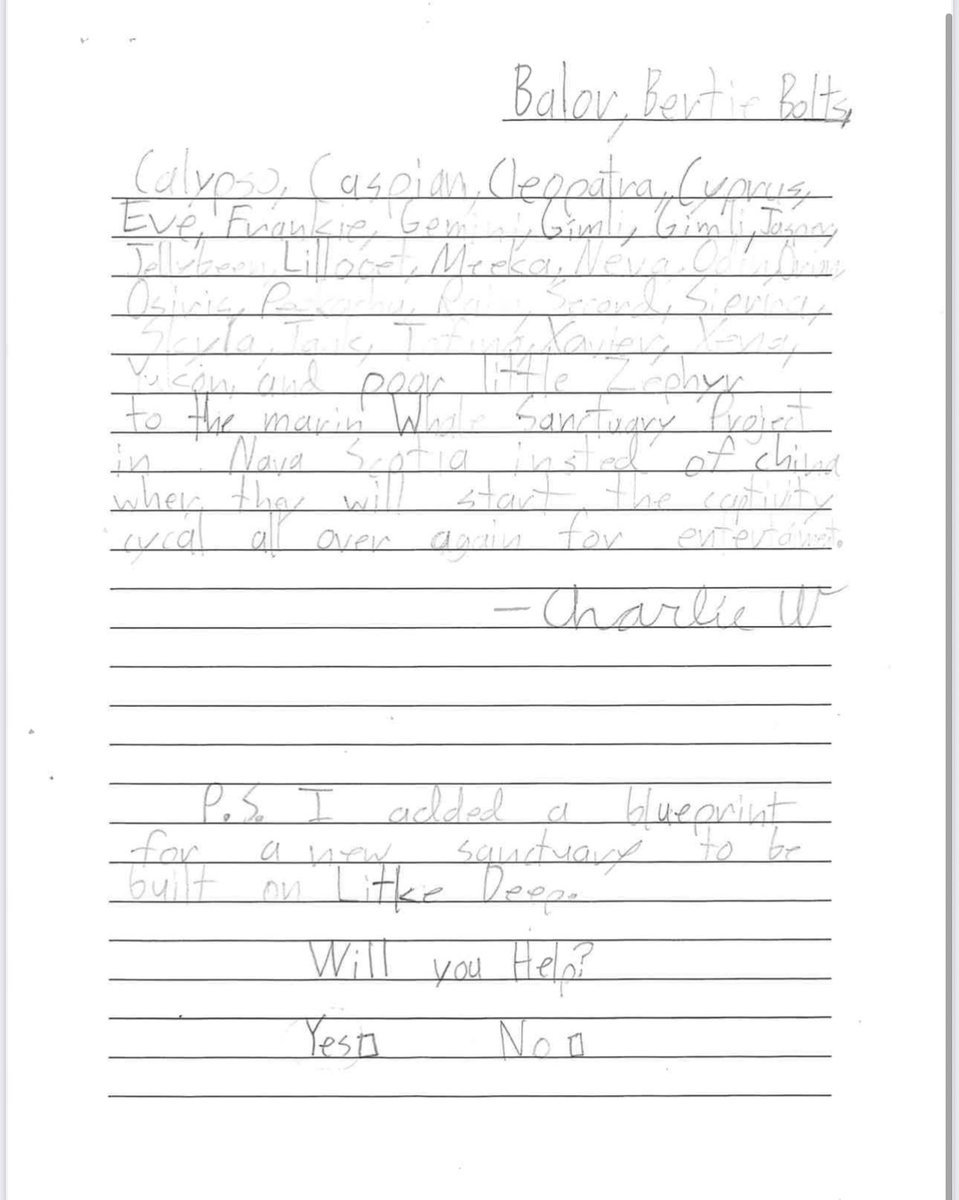 RFriend_Class's tweet image. My 4th graders wrote letters to Premier Doug Ford to help save the 30 remaining belugas at Marineland in Ontario, Canada❤️🐳 @MoveTheWorld @Whale_Sanctuary @bayviewglenps1