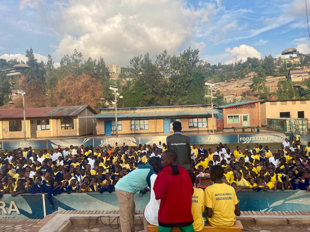 YEAMG_MEDSAR's tweet photo. We’ve officially kicked off YEAMG Phase 2 school outreaches at GS KIMISAGARA! 🎉🧠  
40+ students joined powerful sessions on GBV, mental health, healthy relationships &amp; how to speak up against abuse.  
A powerful beginning to our mission of awareness and empowerment. https://t.co/p3McFh7tqO
